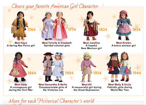 all american dolls names