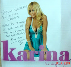 el cd karina autografiado