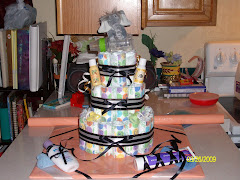 Elephant Themed Baby Diaper Cake