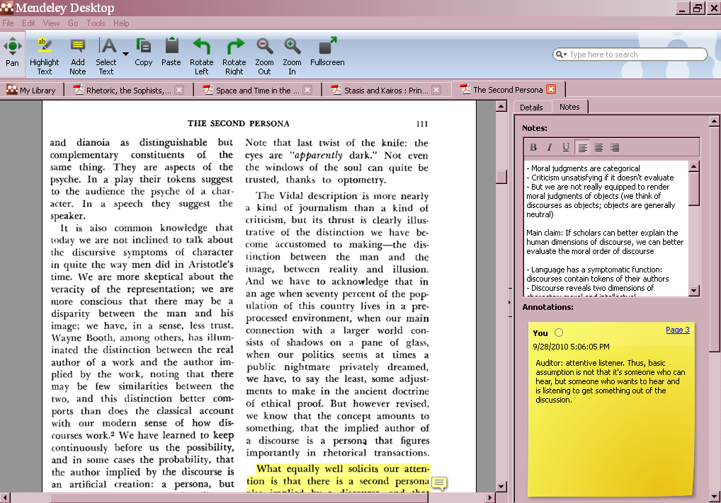 Using Mendeley to Manage Readings and Citations Meagan