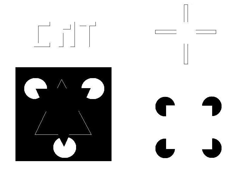 ZTest Example Subjective Contour Illusions