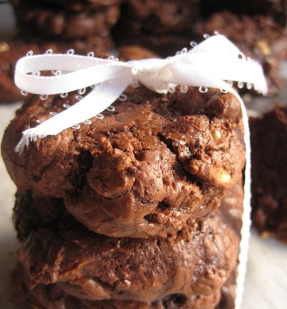 Gourmet Baking Chocolate Fudge Cookies