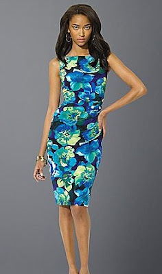LAUREN BY RALPH LAUREN Floral Matte Jersey Dress LAUREN BY RALPH LAUREN Floral Matte Jersey Dress