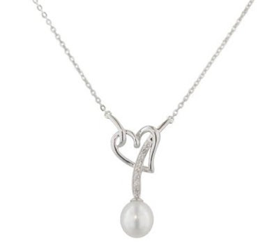 Sterling Silver Cable Chain Heart Necklace Sterling Silver Cable Chain Heart Necklace