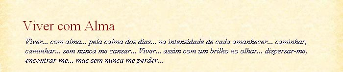 viver com alma