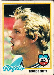 The actual George Brett card I used to carry in my wallet