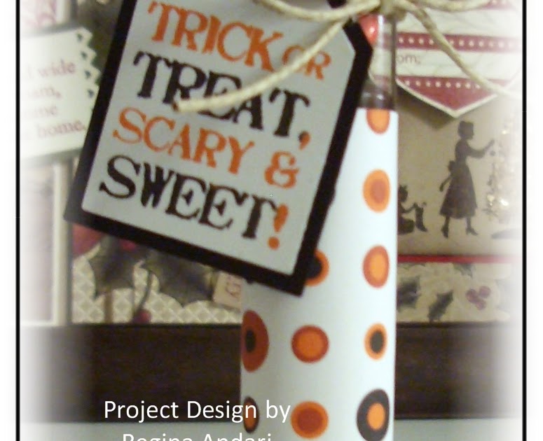 WORKIN' OUT THE INKS HALLOWEEN TEST TUBE TREAT