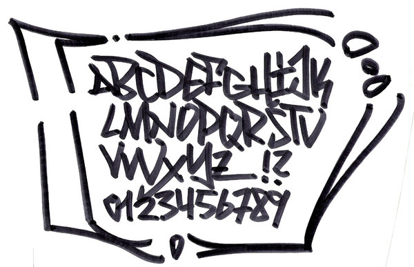 Letras bomba para graffiti - Imagui