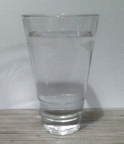 water molecules glass