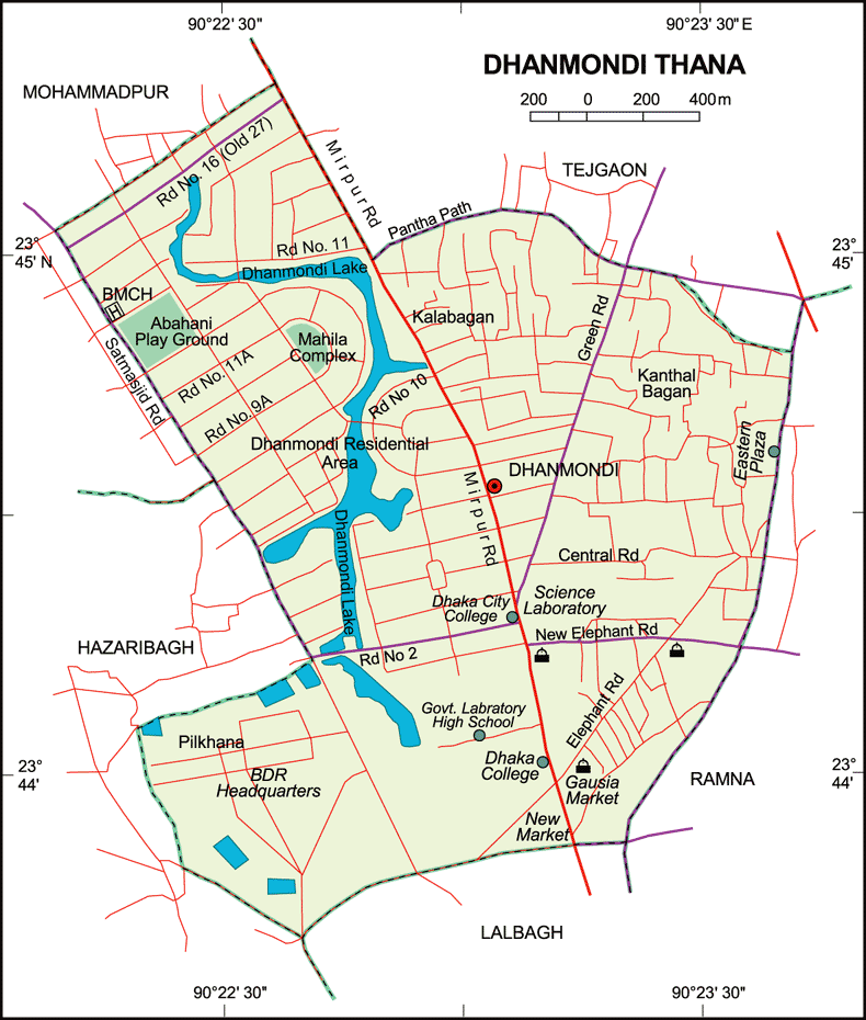 Dhaka Dhamrai Map