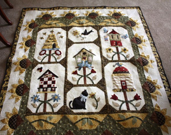 birdhouse quilt