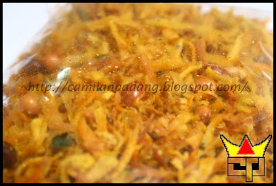 Camilan Padang SERONDENG UBI ( UBI JALA BALADO + TERI ) (Close Up)