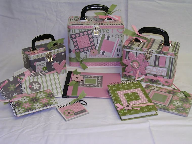 Baby Girl Scrapbooks and Boxes