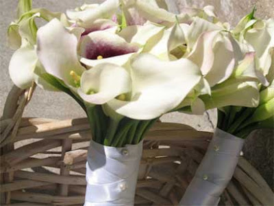 White Calla Lily Bridal Bouquets from fleurLily Chic