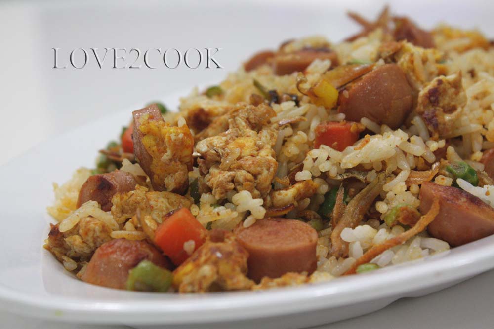 ♥ LOVE2COOK MALAYSIA♥ ♥...Sausage Fried Rice...♥