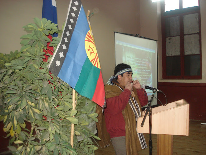 TROPETHÚN MAPUCHE EN INICIO DE TALLERES DE FORTALECIMEINTO DE LA IDENTIDAD MAPUCHE