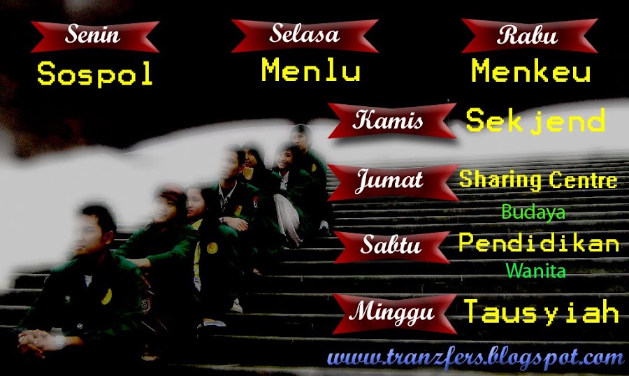 Jadwal Organisasi "posting"