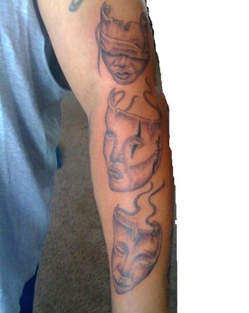 asian art tattoo see hear speak no evil tattoo asian art tattoo see hear speak no evil tattoo