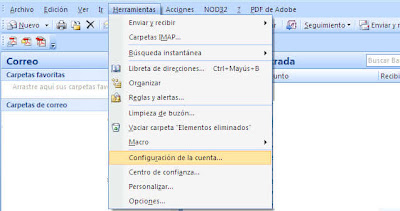 Configurar cuentas de correo en Microsoft Outlook - Imagen 1