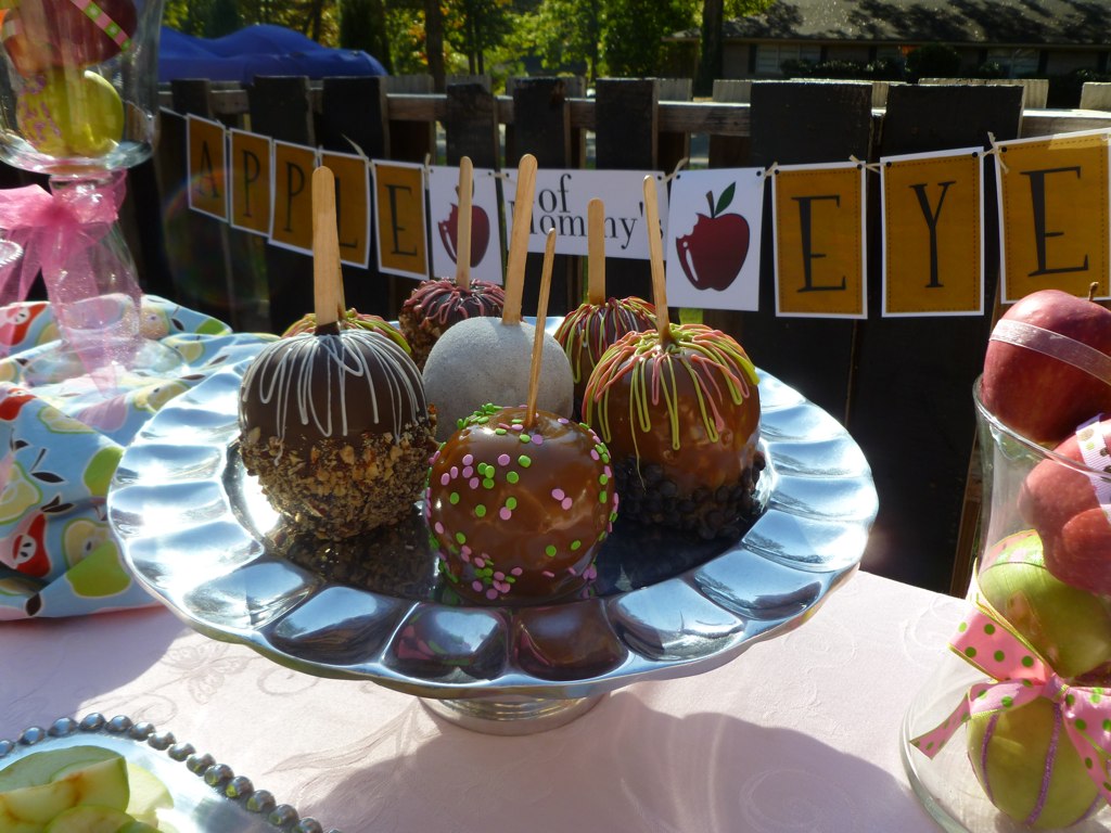 Indulge With Me Apple of Mommy's Eye baby shower