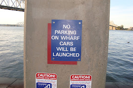 Sign on the Ohio River Waterfront