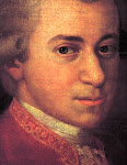 Click on Mozart's picture to view his biography