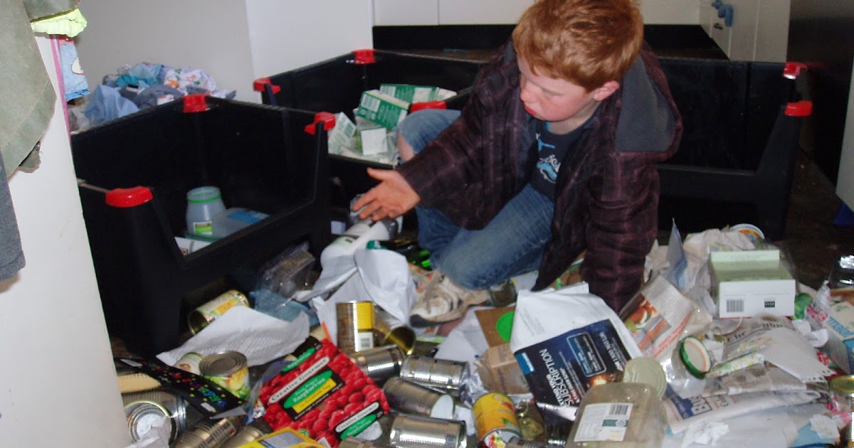 toward sustainability with three kids...... What's in your recycle bin?