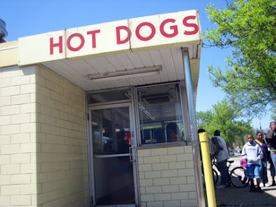 to getting a hot dog on a