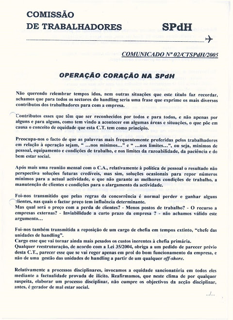 Comunicado 02/2005 (frente)