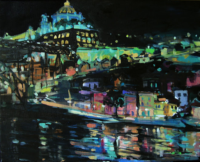 In the other side of the river, oil/canvas, 40 x 55 cm, 2009