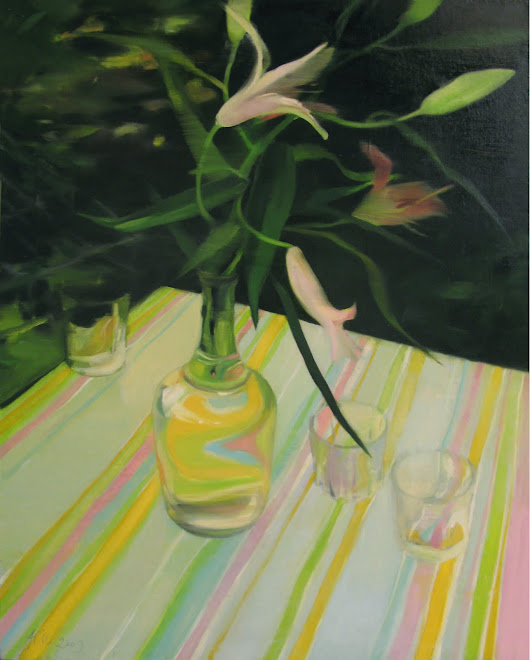 Lilies, oil on canvas, 75 x 60 cm, 2009