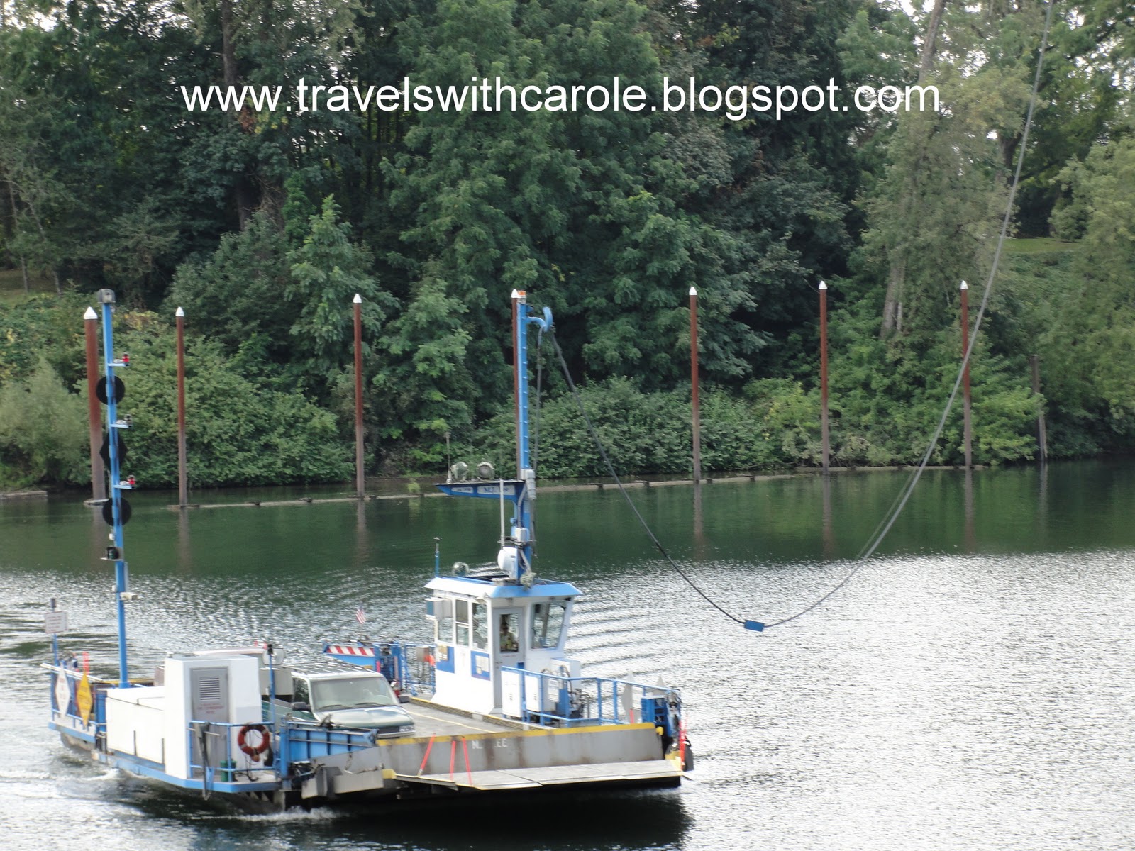 Travels With Carole Things to Do Canby Ferry, Canby, Oregon