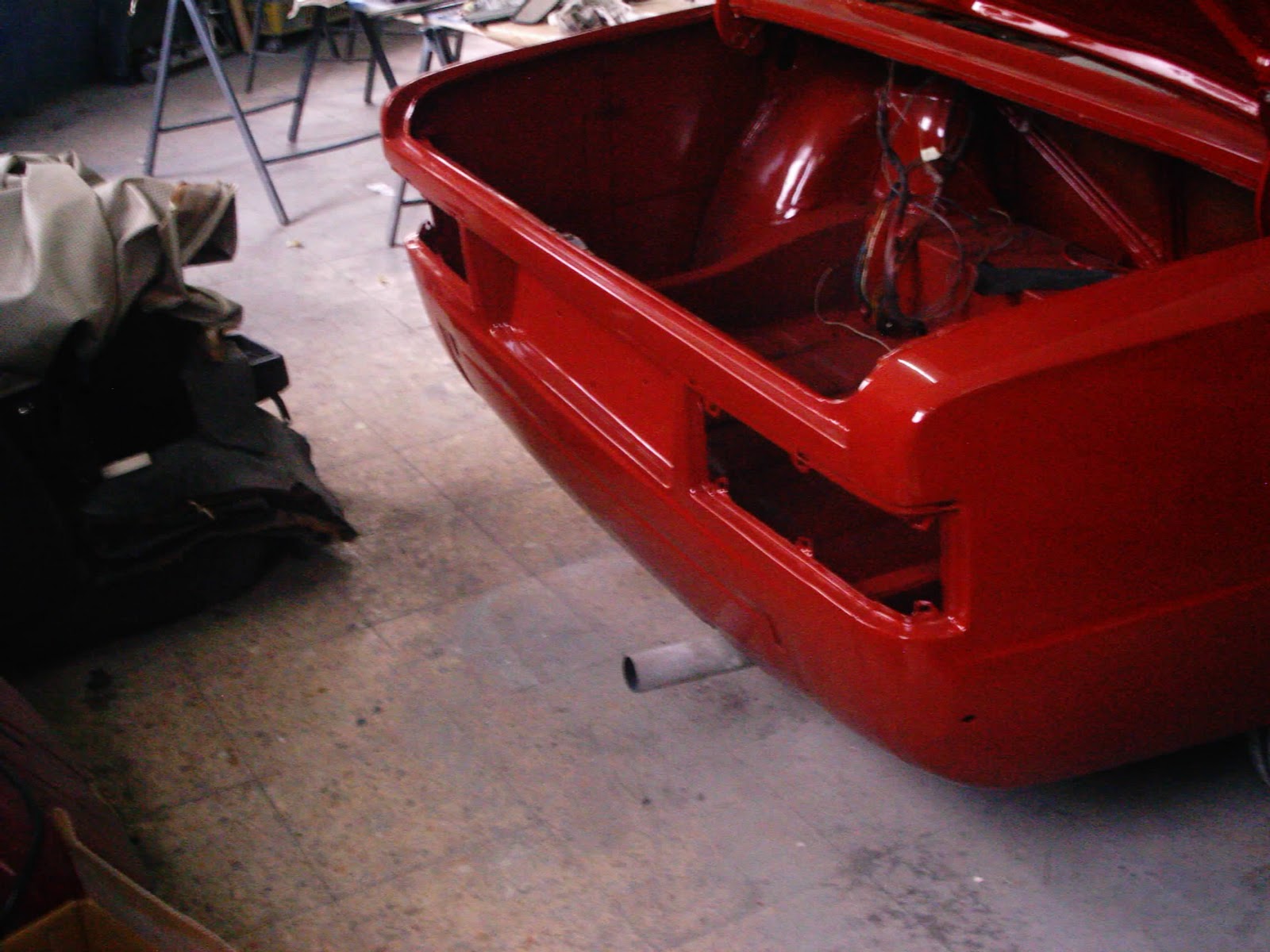 EL BLOG DE 124_Proto: 2ª Parte de la Restauración: PLANCHA Y PINTURA (III)