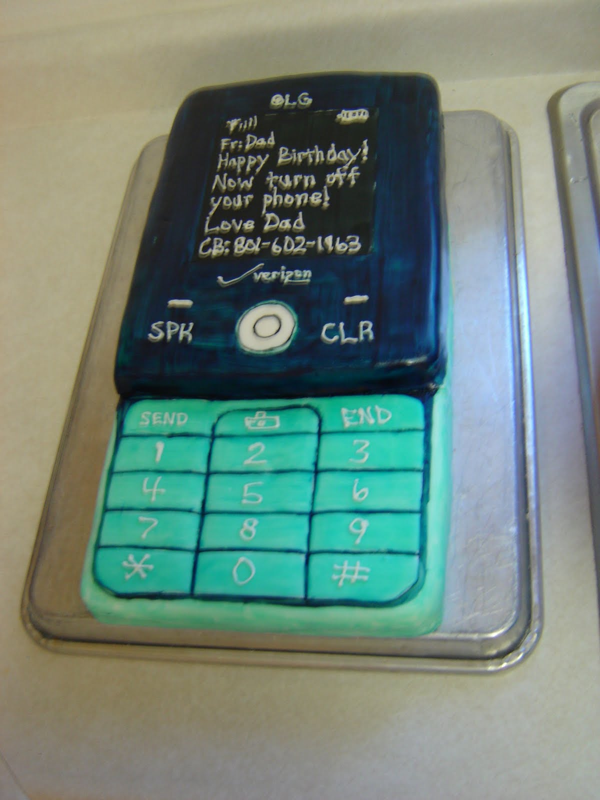 Delectable Cakes Cell Phone Cake