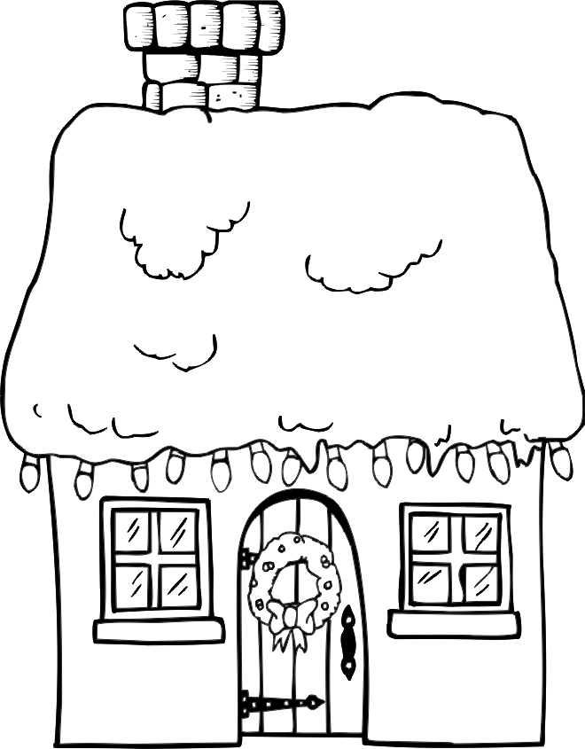 Houses And Homes Coloring Pages