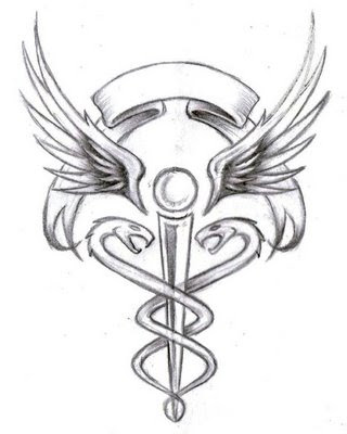 caduceus tattoos · http:/yronphelanhector.blogspot.com caduceus tattoos · http:/yronphelanhector.blogspot.com