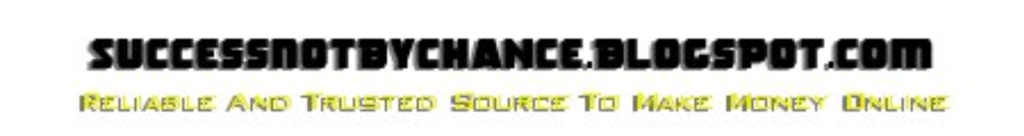 Success Not By Chance