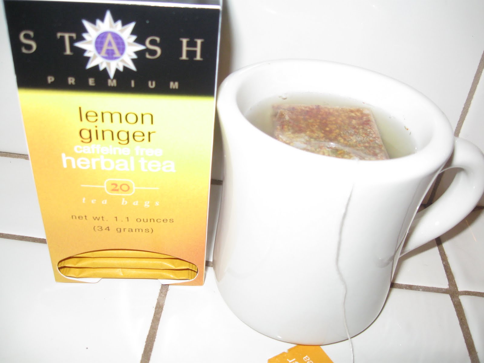 Coffee Lover Stash Premium Lemon Ginger Herbal Tea
