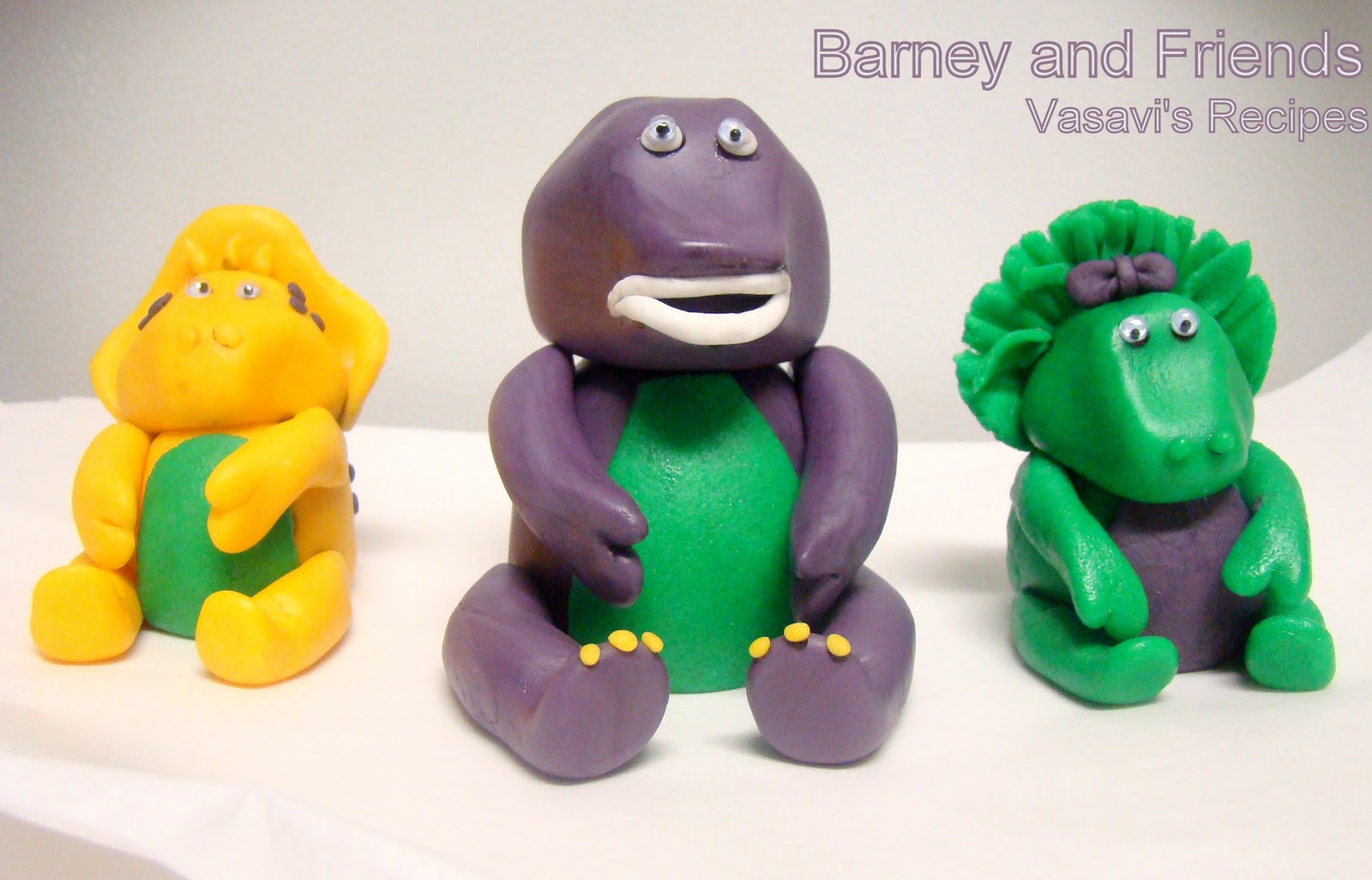 Marshmallow Fondant Figures