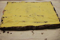 Unroll the Cake And Spread with The Filling