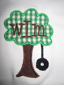 Tree Swing with initials