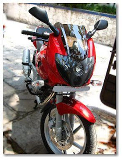 Aditya Bhelke's Red Pulsar 220 DTSF-i