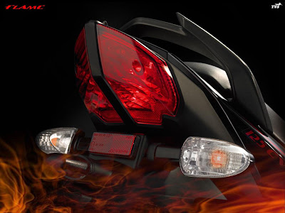 Tail Lamps of the 125 cc TVS Flame