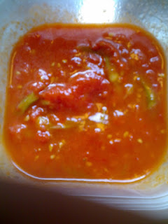 Tomato Sauce w/ Garlic Scapes