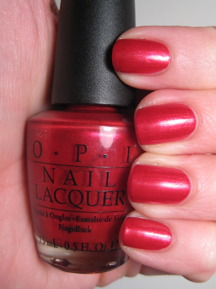 Opi Red Shimmer