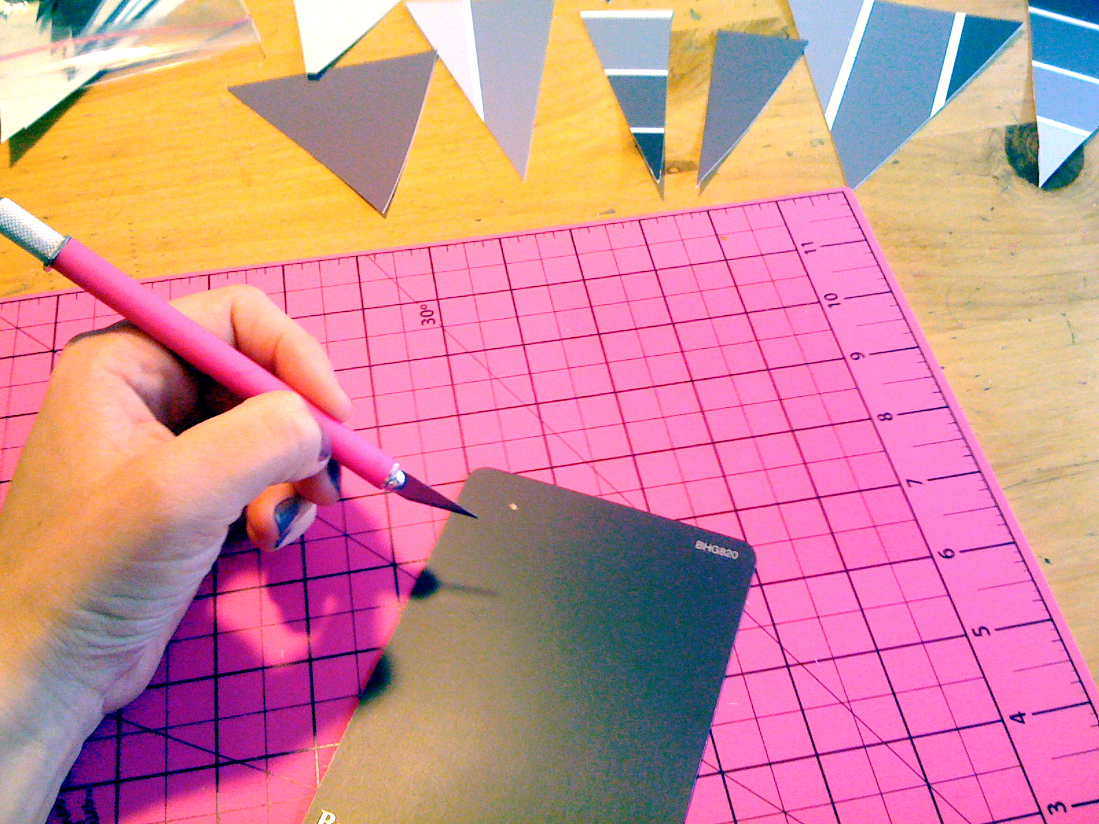 assembled: paint sample banner!