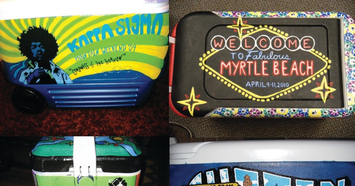 beach weekend coolers