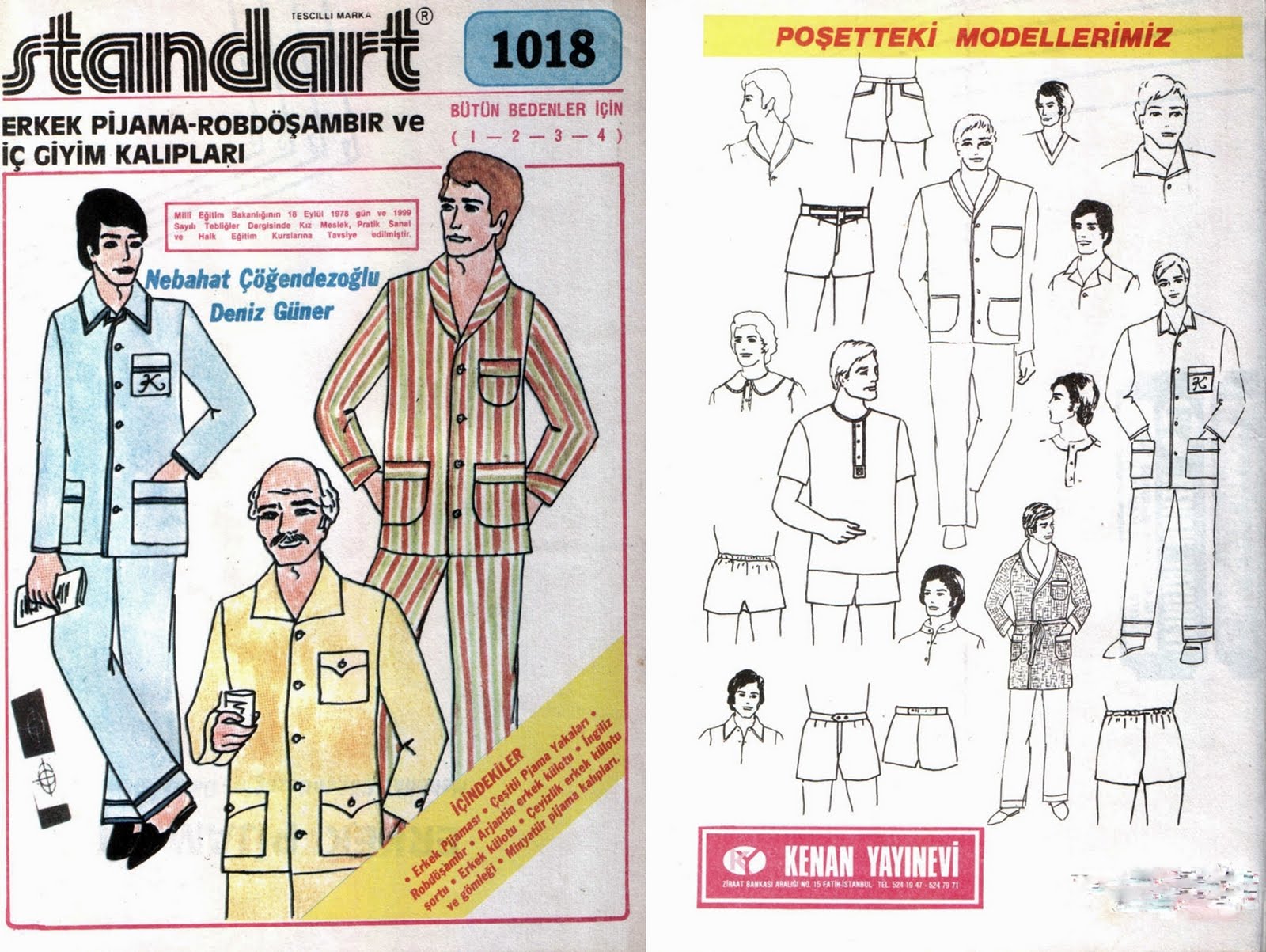 Standart Giyim Kaliplari Nakis Desenleri 1018 Erkek Pijama Ve Robdosambir Kaliplari