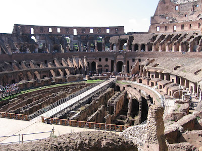 roman colosseum in rome italy