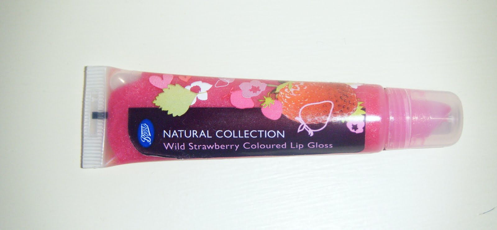 My Lip Gloss Is Poppin' Boots Natural Collection Wild Strawberry Lip Gloss